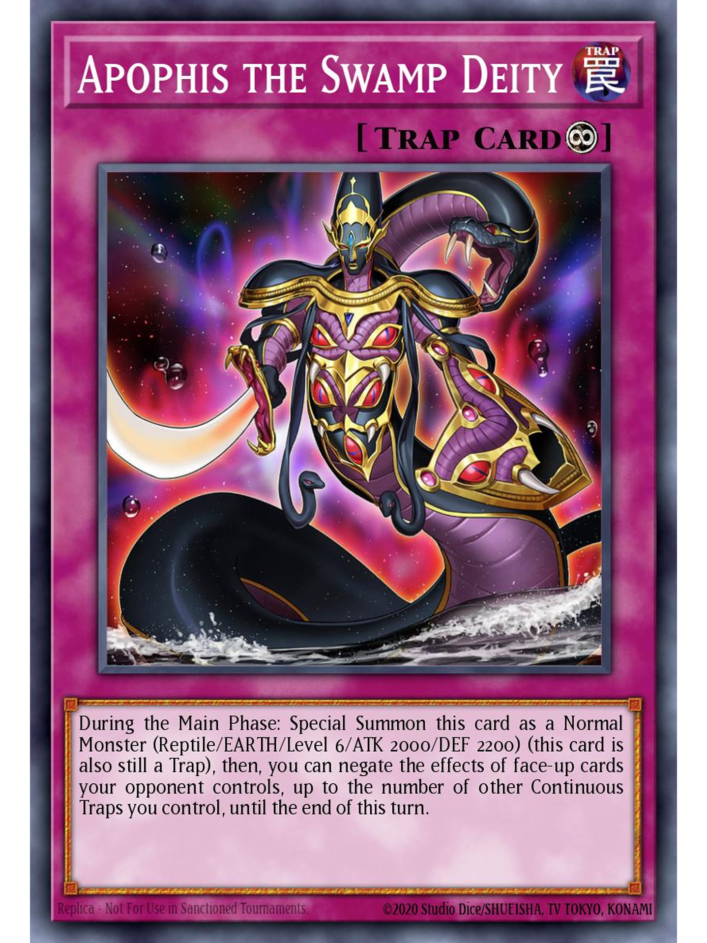 Apophis the Swamp Deity - MZTM-EN110 - Rare 1st Edition 1