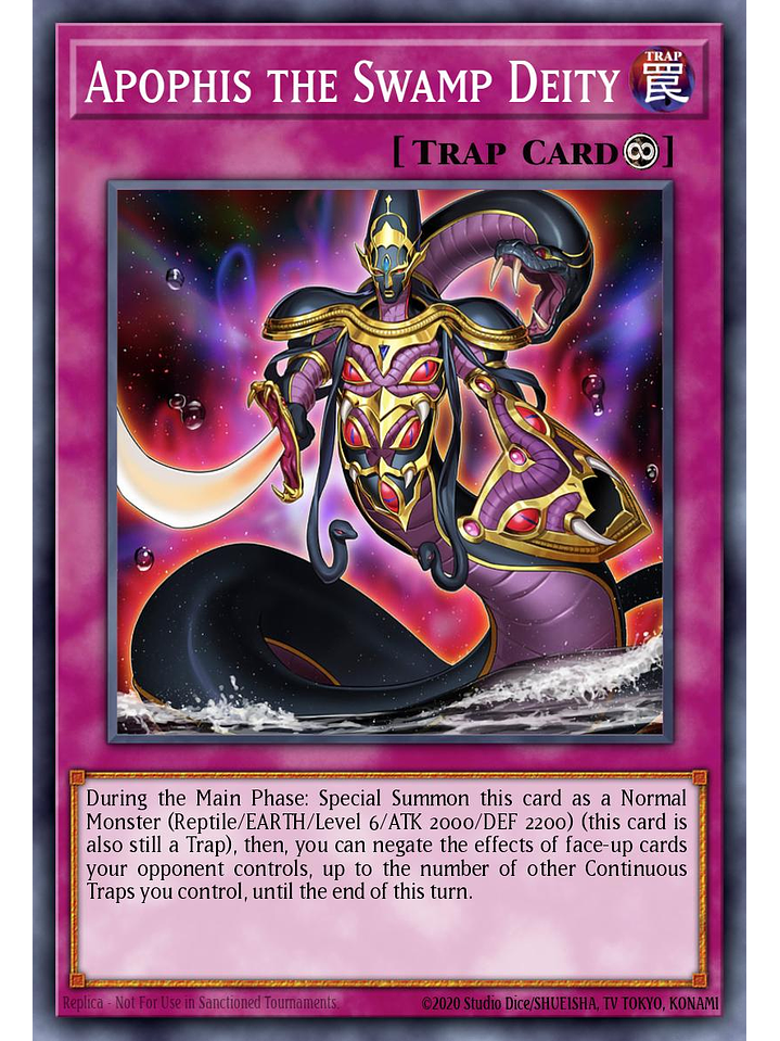 Apophis the Swamp Deity - MZTM-EN110 - Rare 1st Edition 1