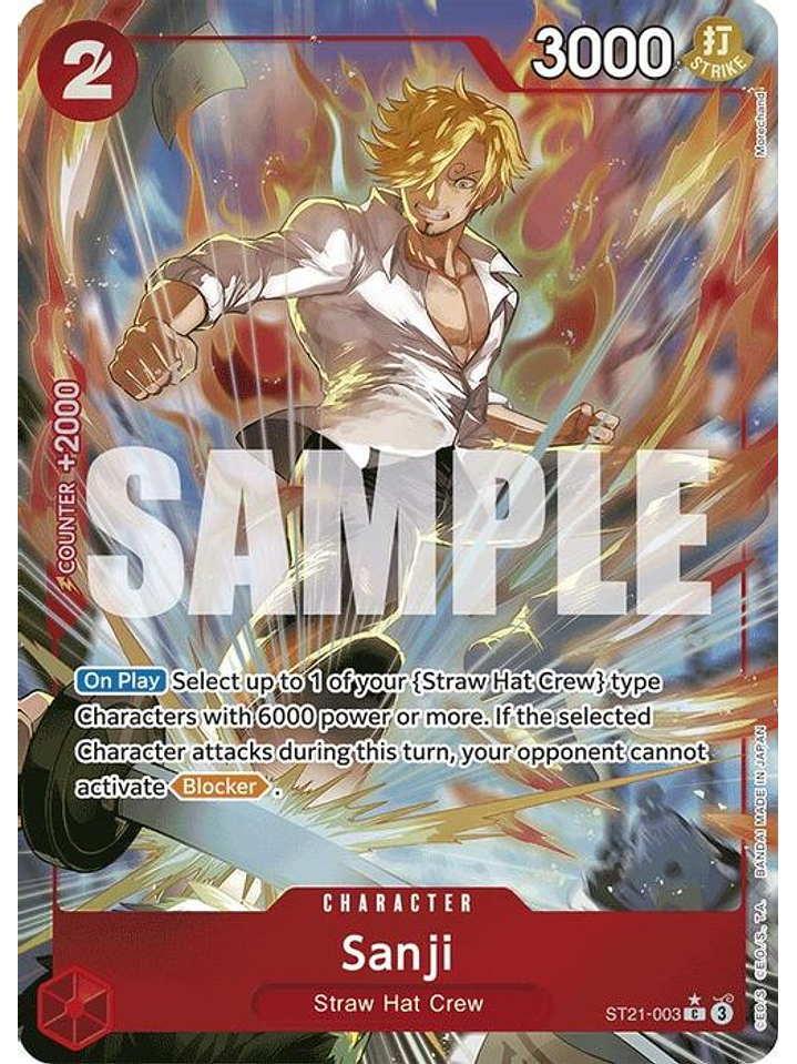 ST21-003 (Alternate Art) Sanji 1