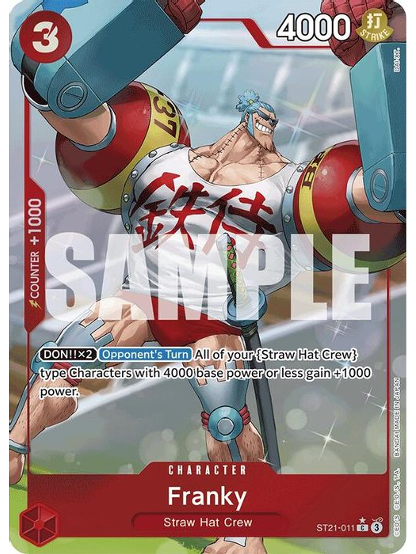 ST21-011 (Alternate Art) Franky 1