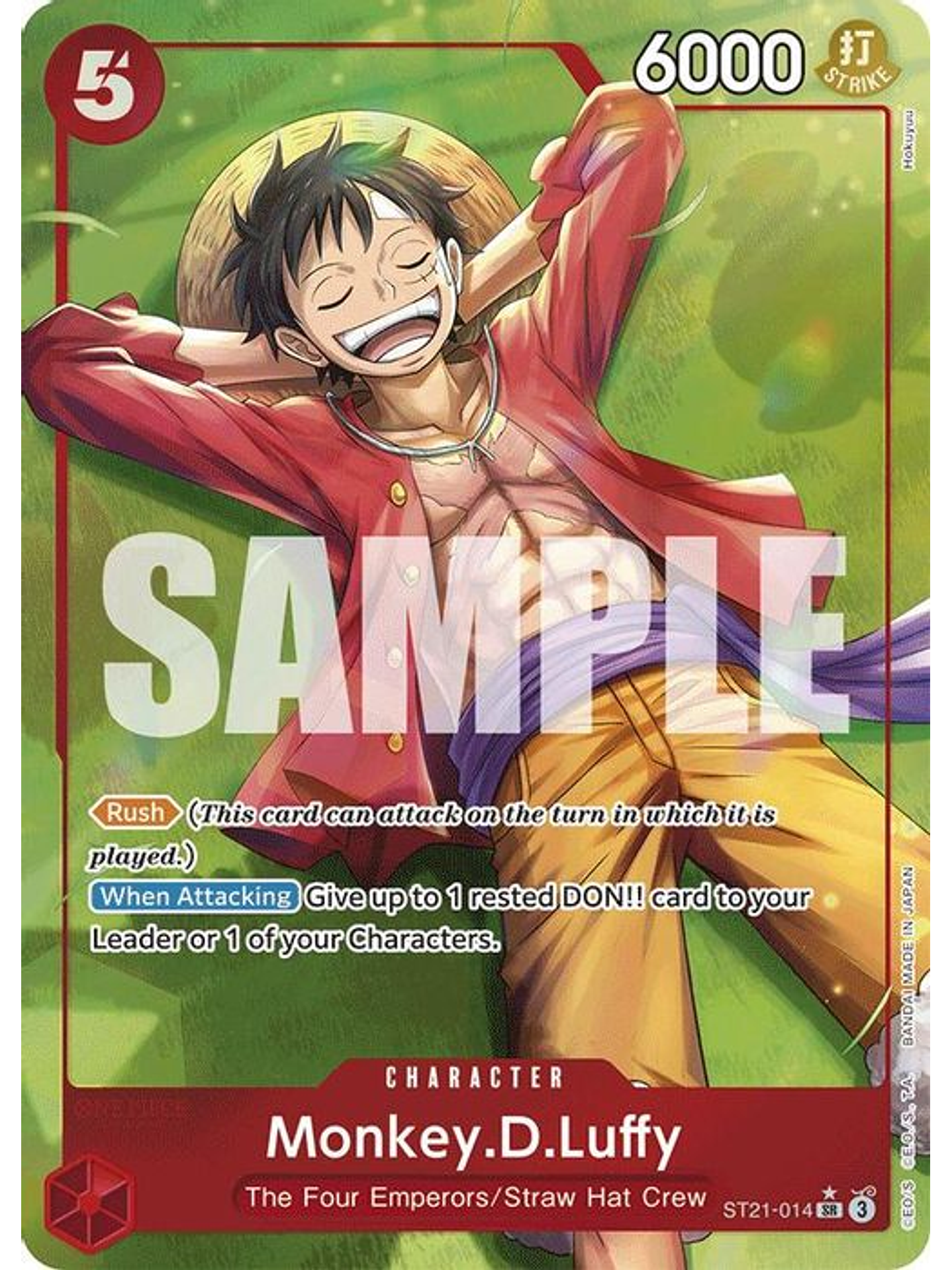 ST21-014 (Alternate Art) Monkey.D.Luffy (014) 1