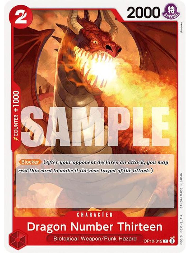 OP10-012 C Dragon Number Thirteen 1