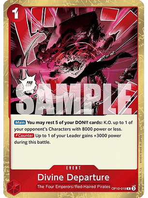 OP10-019 R Divine Departure