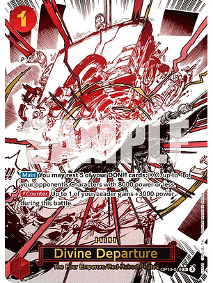 OP10-019 (Alternate Art) Divine Departure