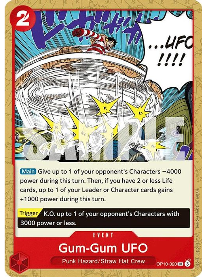 OP10-020 U Gum-Gum UFO 1