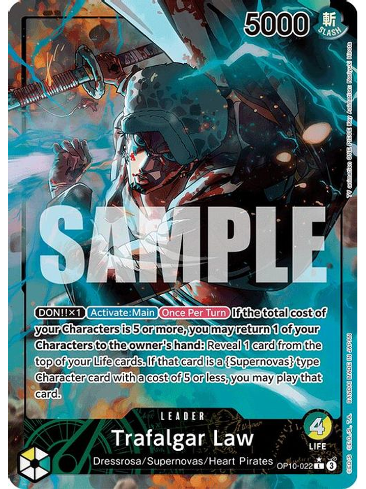 OP10-022 (Alternate Art) Trafalgar Law (022) 1