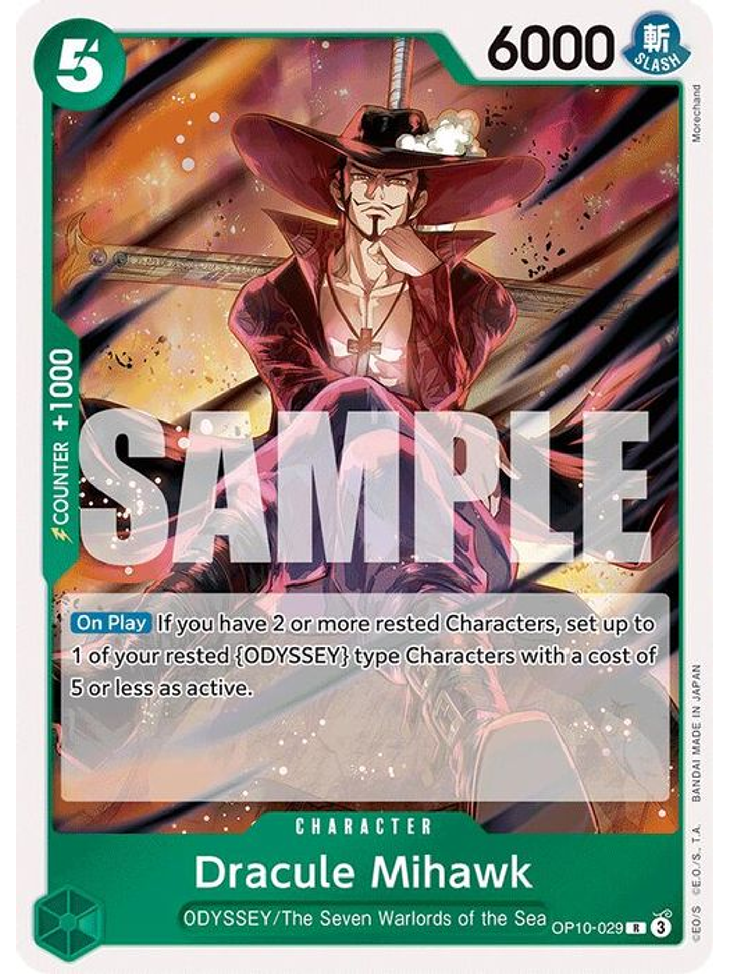 OP10-029 R Dracule Mihawk 1