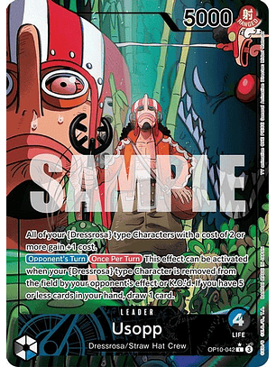 OP10-042 (Alternate Art) Usopp (042)