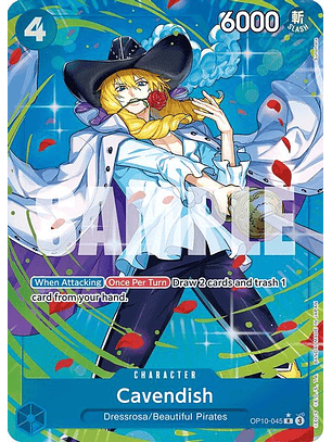 OP10-045 (Alternate Art) Cavendish (045)