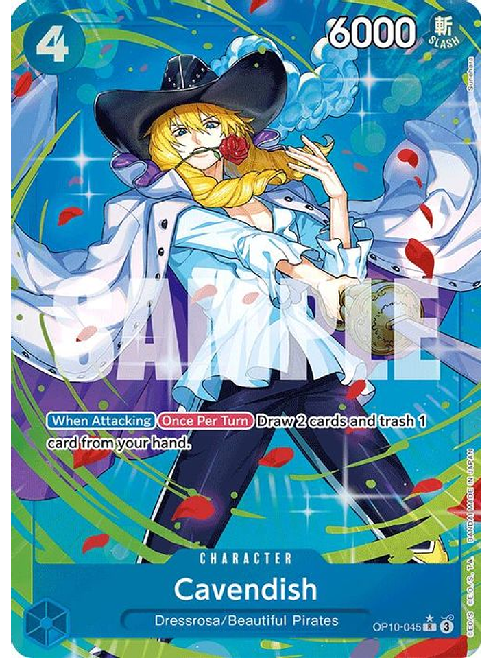OP10-045 (Alternate Art) Cavendish (045) 1