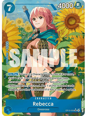 OP10-058 (Alternate Art) Rebecca