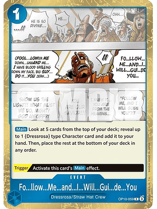 OP10-059 R Fo...llow...Me...and...I...Will...Gui...de...You