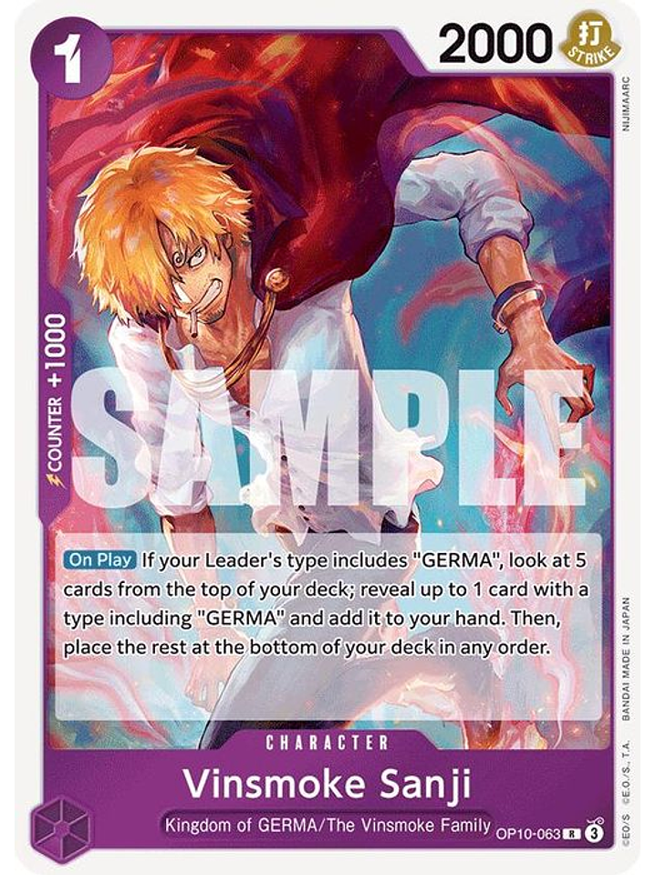 OP10-063 R Vinsmoke Sanji 1