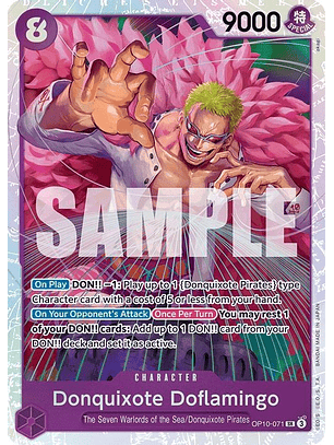 OP10-071 SR Donquixote Doflamingo