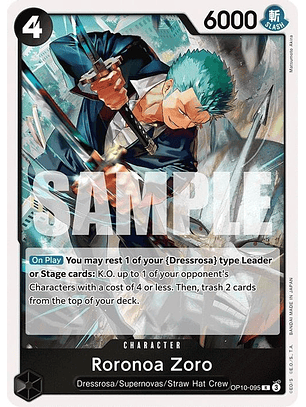 OP10-095 R Roronoa Zoro (095)