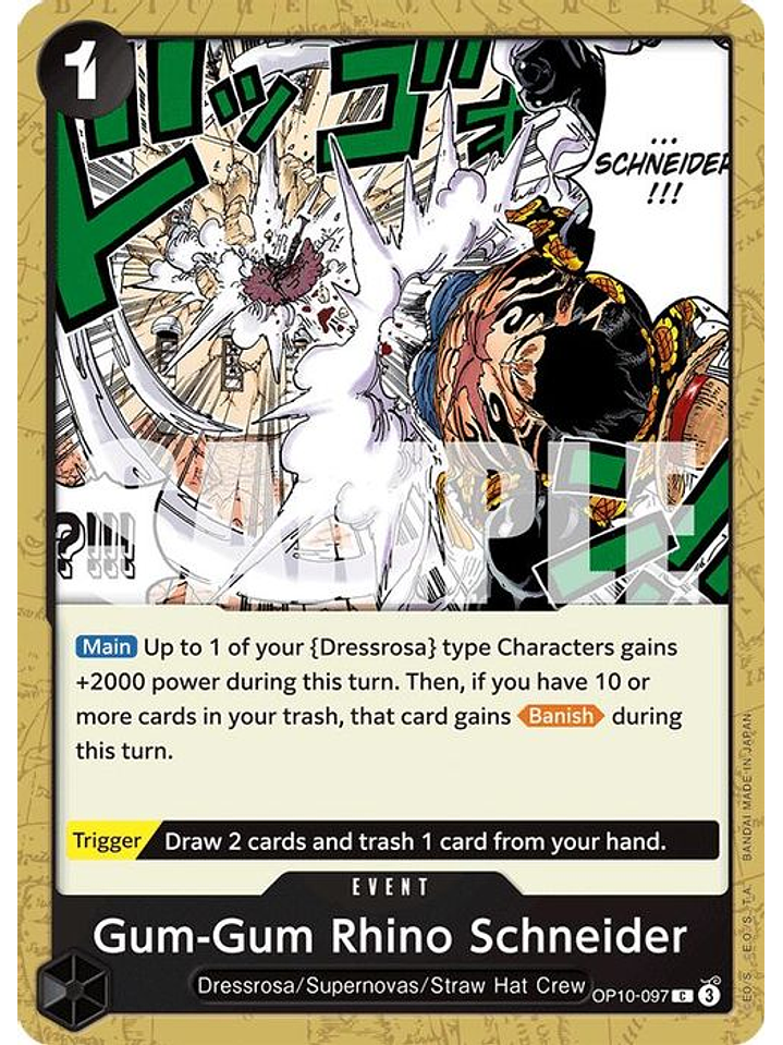 OP10-097 C Gum-Gum Rhino Schneider 1