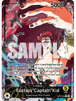 OP10-099 (Alternate Art) Eustass