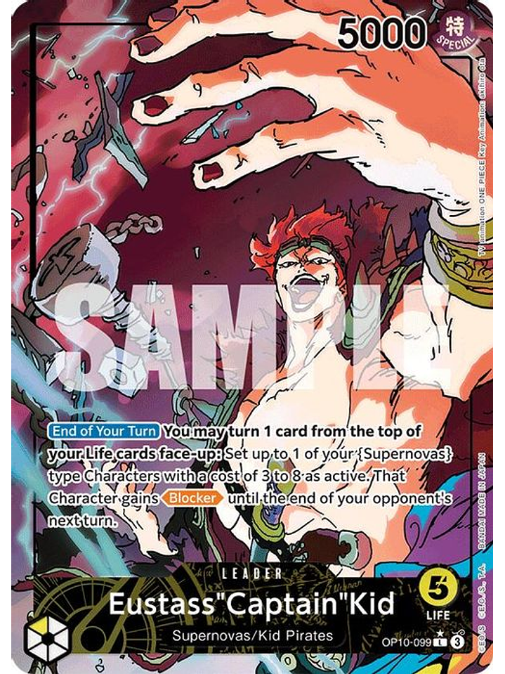 OP10-099 (Alternate Art) Eustass