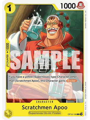 OP10-108 C Scratchmen Apoo