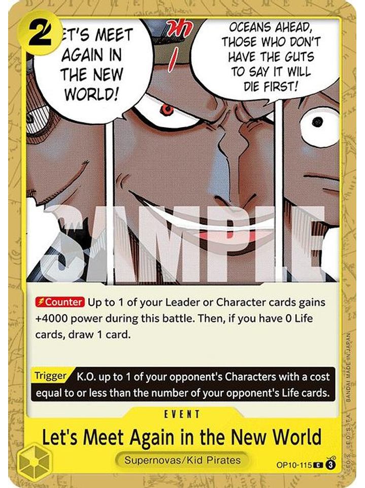 OP10-115 C Let's Meet Again in the New World 1