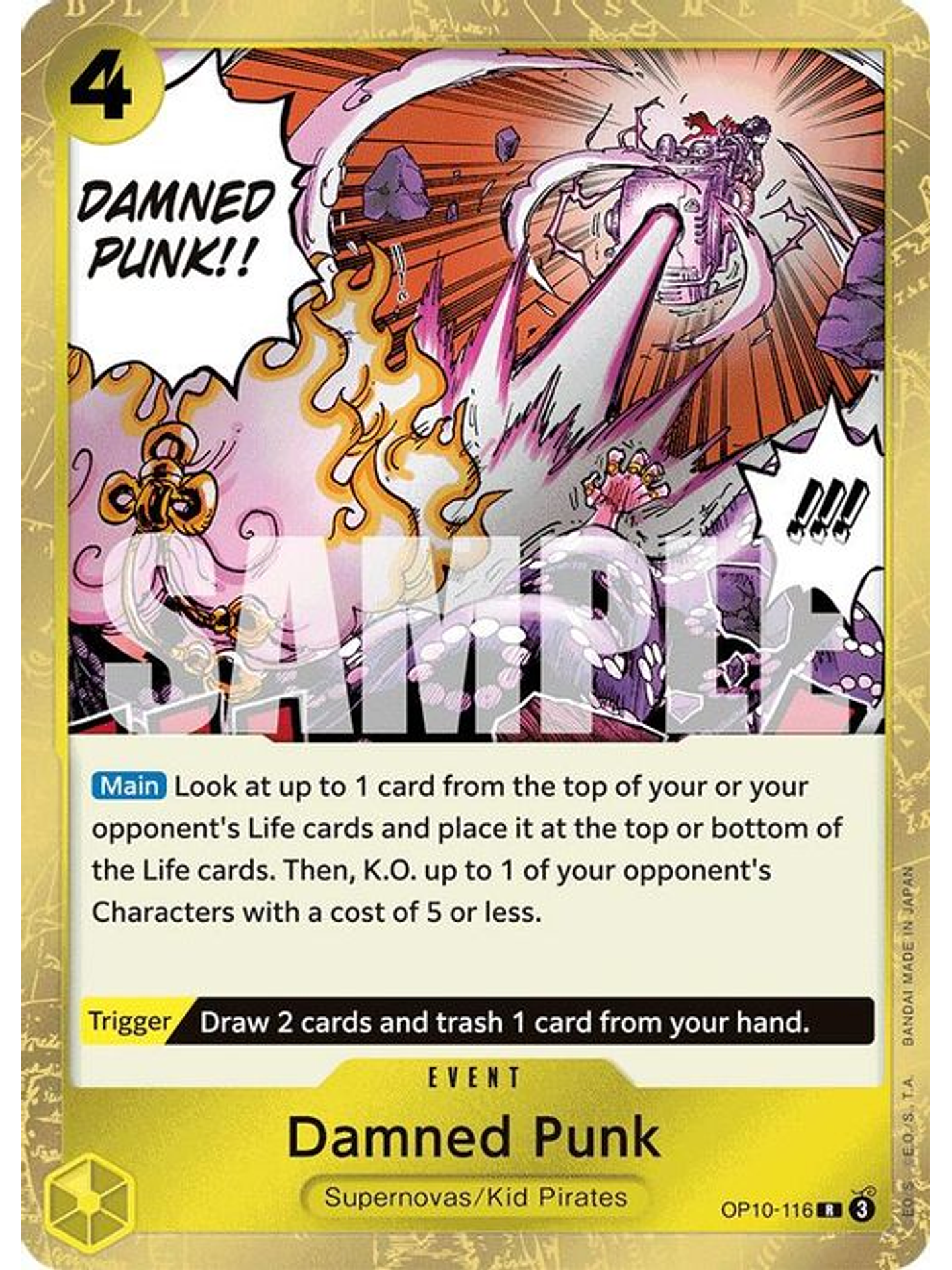 OP10-116 R Damned Punk 1