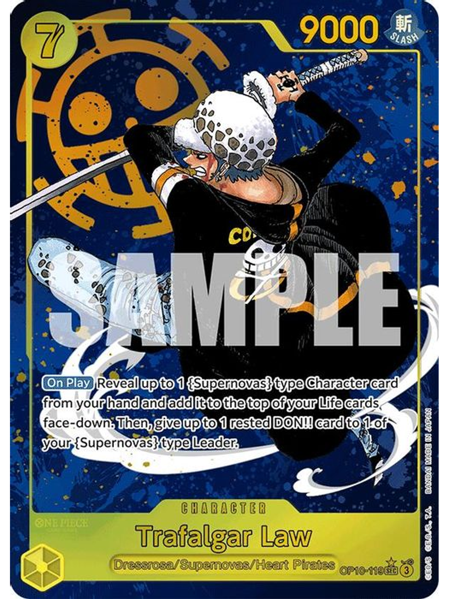 OP10-119 (Alternate Art) Trafalgar Law (119) 1