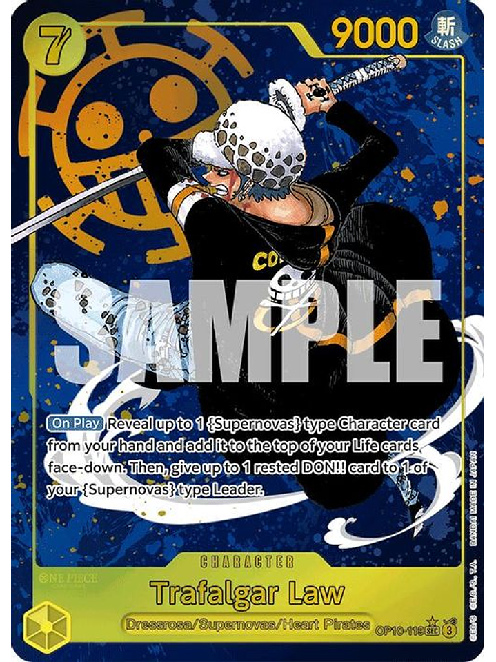 OP10-119 (Alternate Art) Trafalgar Law (119) 1