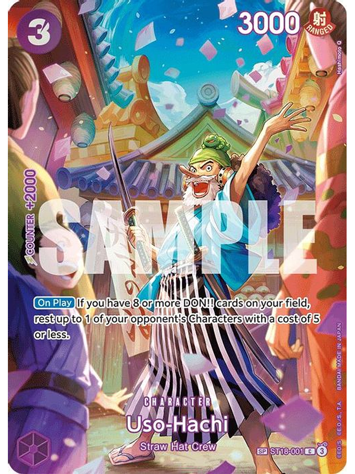 ST18-001 (Alternate Art) Uso-Hachi (SP) 1