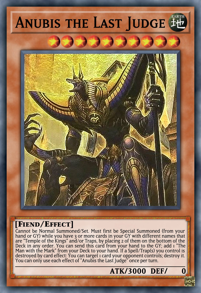 Anubis the Last Judge - MZTM-EN003 - Ultra Rare 1st Edition