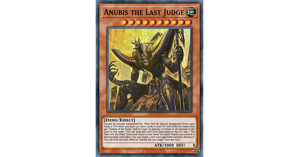 遊戯王：Anubis the Last Judge：EU版 1st 遊戯王 EU版 ANUBIS THE