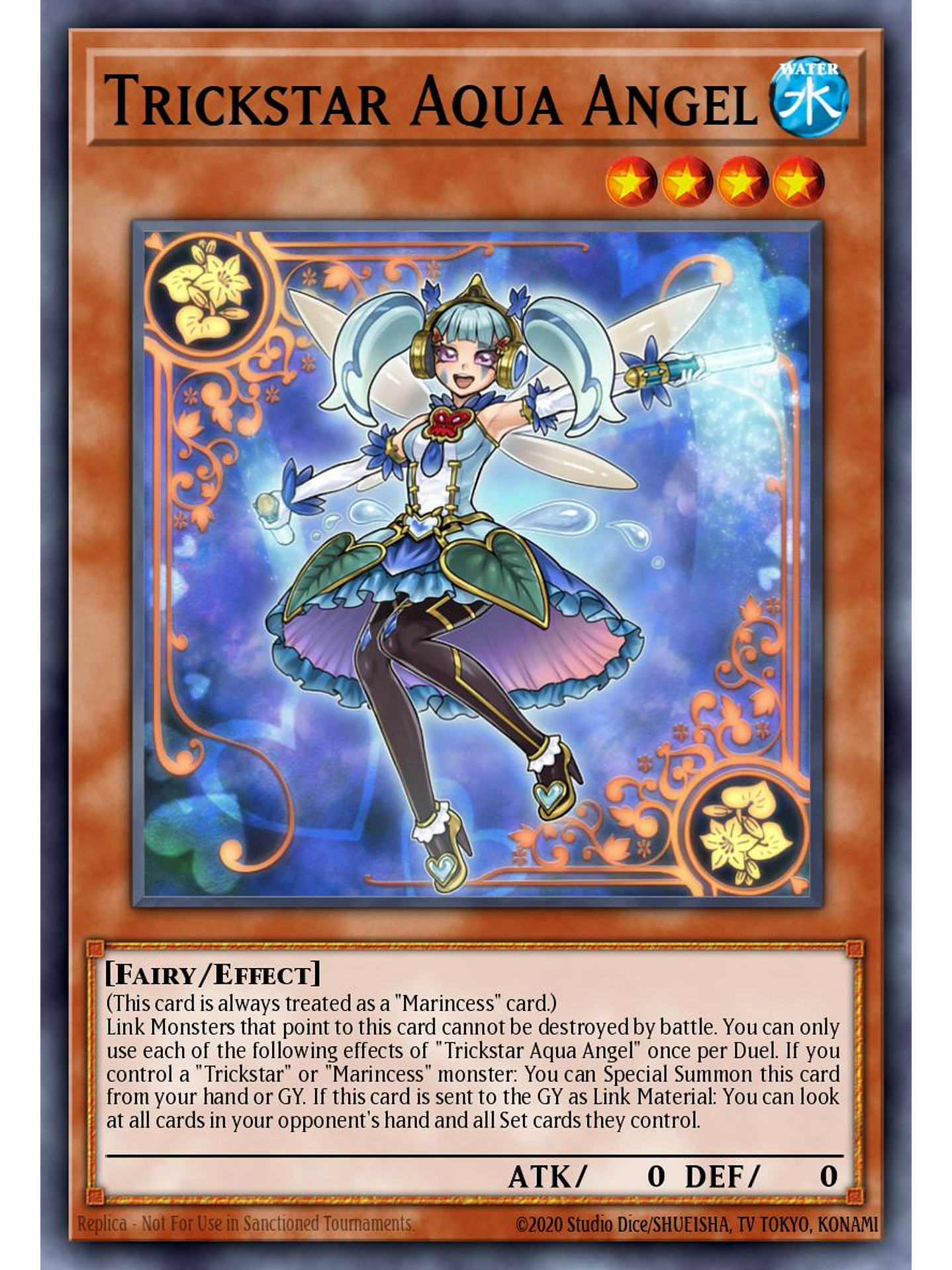 Trickstar Aqua Angel - MZTM-EN026 - Ultra Rare 1st Edition 1