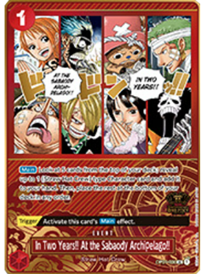 OP01-030 (Alternate Art) In Two Years!! At the Sabaody Archipelago!! 1