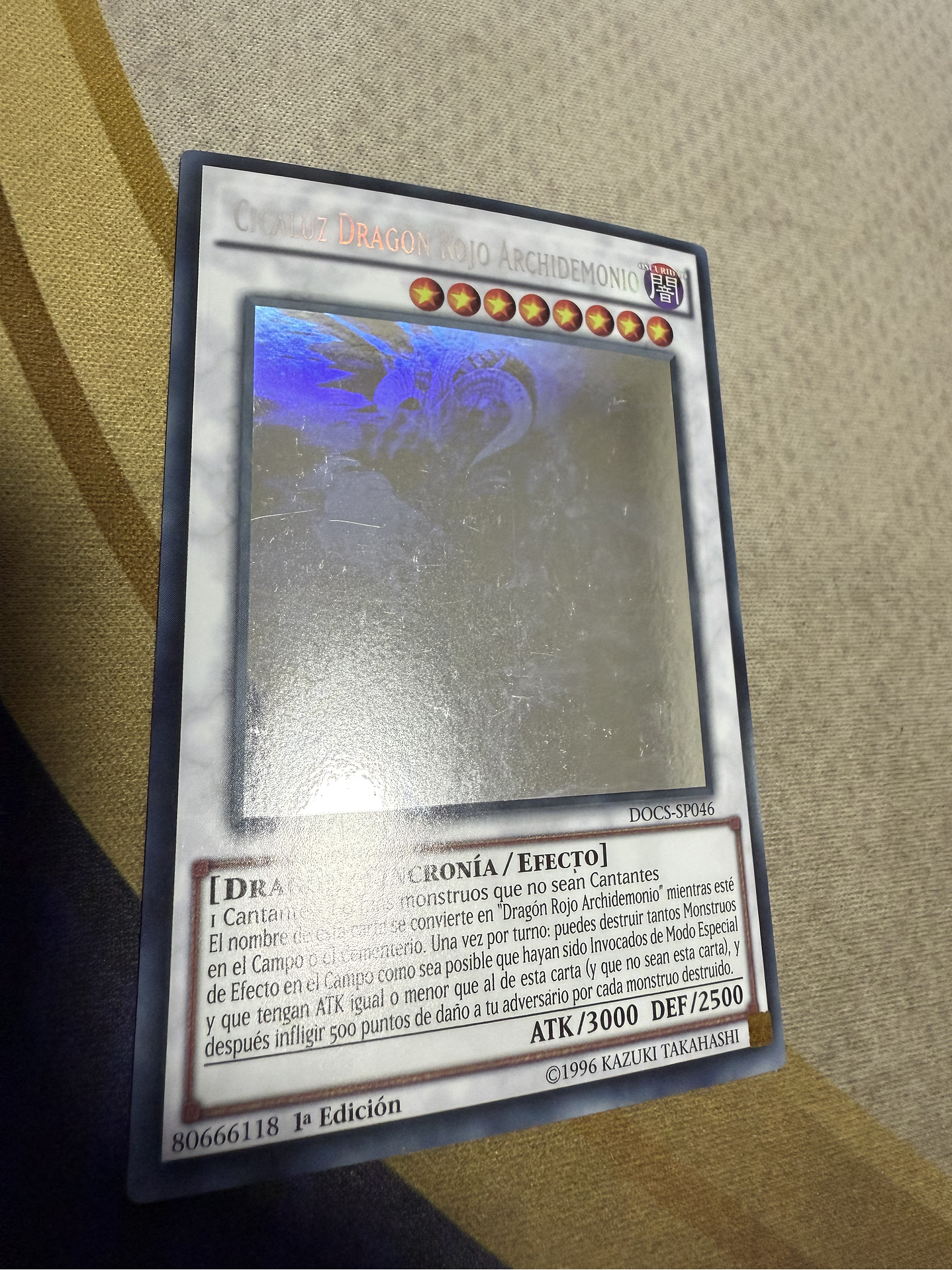 Scarlight Red Dragon Archfiend - DOCS-EN046 - Ghost Rare 1st Edition 2