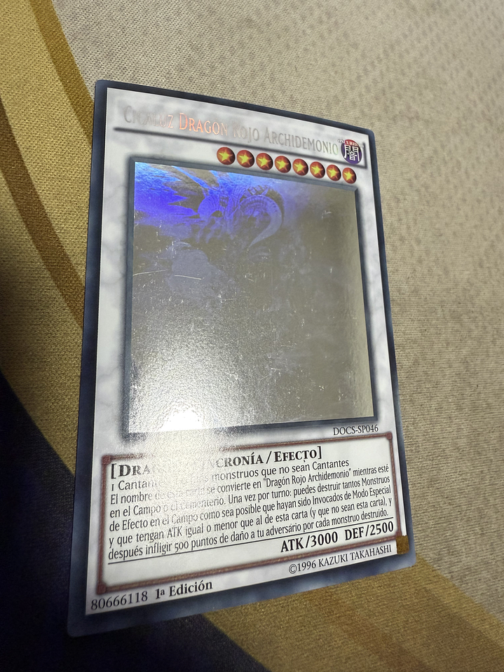 Scarlight Red Dragon Archfiend - DOCS-EN046 - Ghost Rare 1st Edition 2