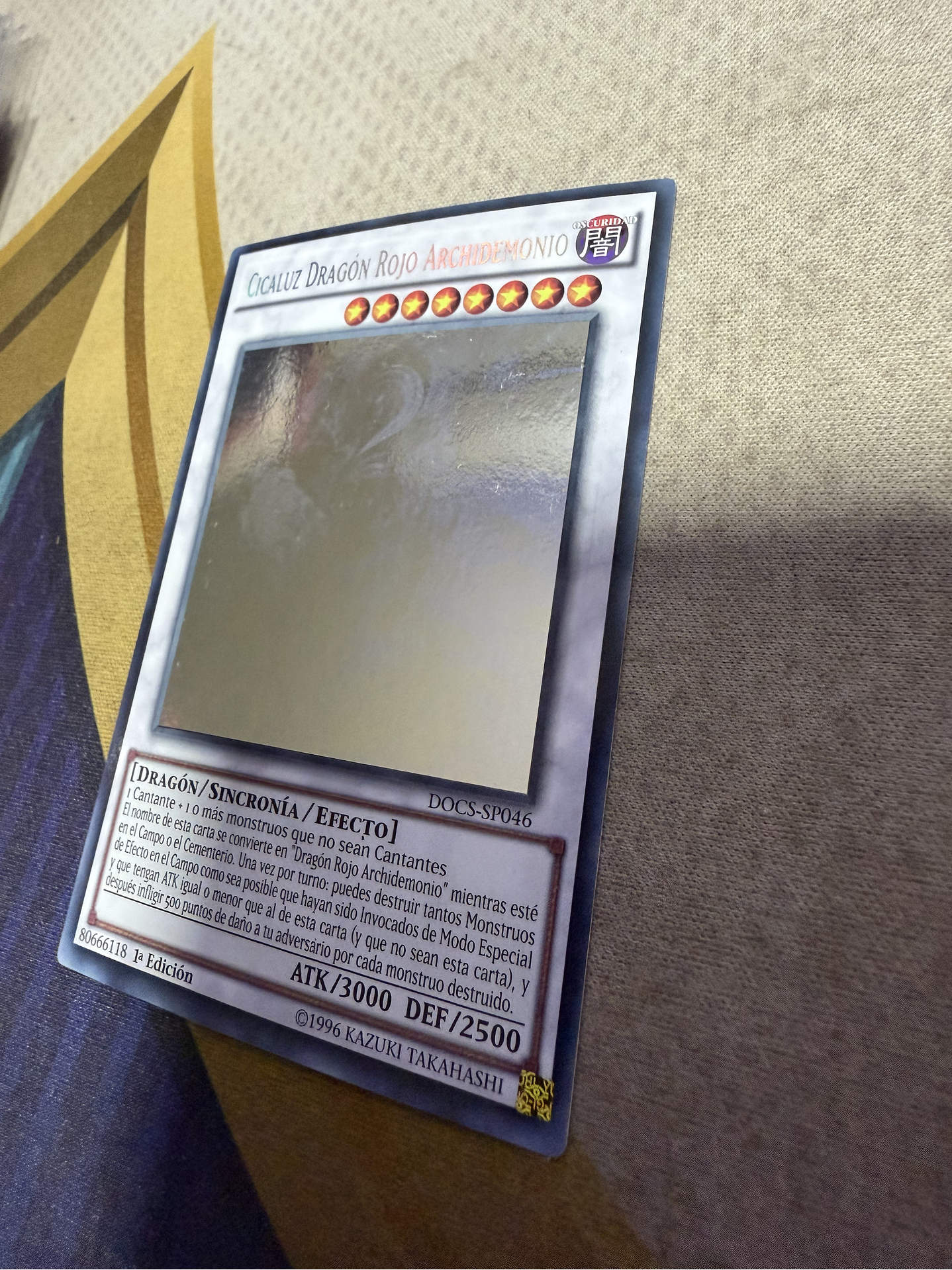 Scarlight Red Dragon Archfiend - DOCS-EN046 - Ghost Rare 1st Edition 3