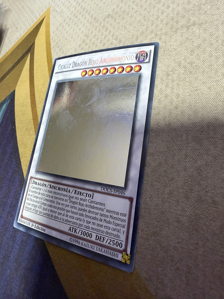 Scarlight Red Dragon Archfiend - DOCS-EN046 - Ghost Rare 1st Edition 3