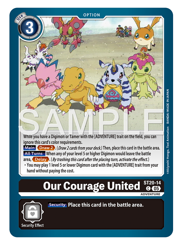 ST20-14 C Our Courage United 1