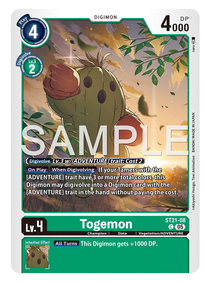 ST21-08 C Togemon 1