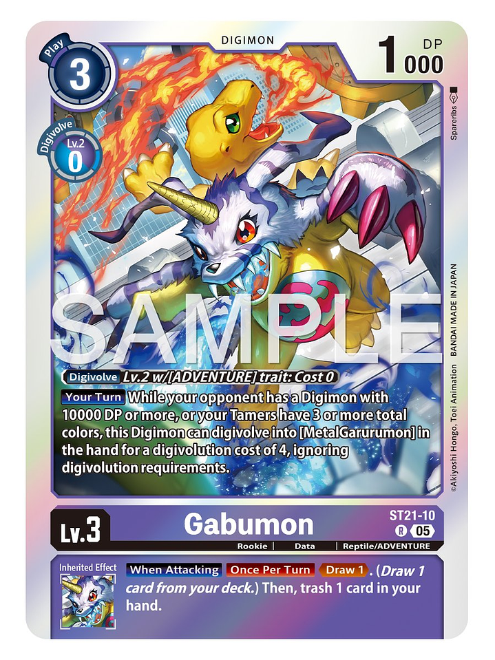 ST21-10 R Gabumon 1