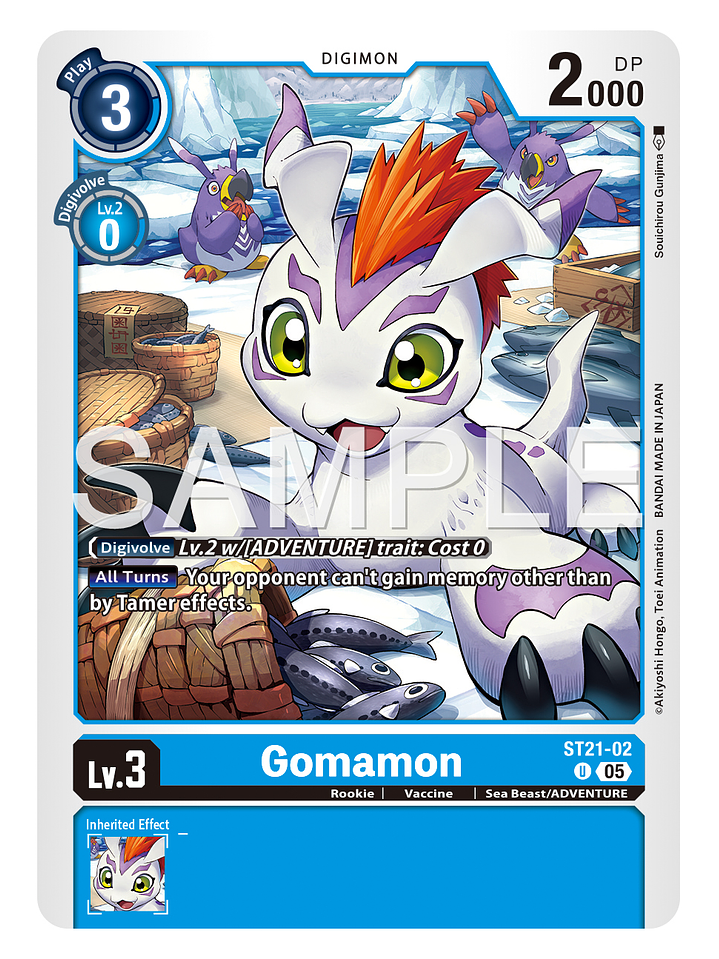 ST21-02 U Gomamon 1