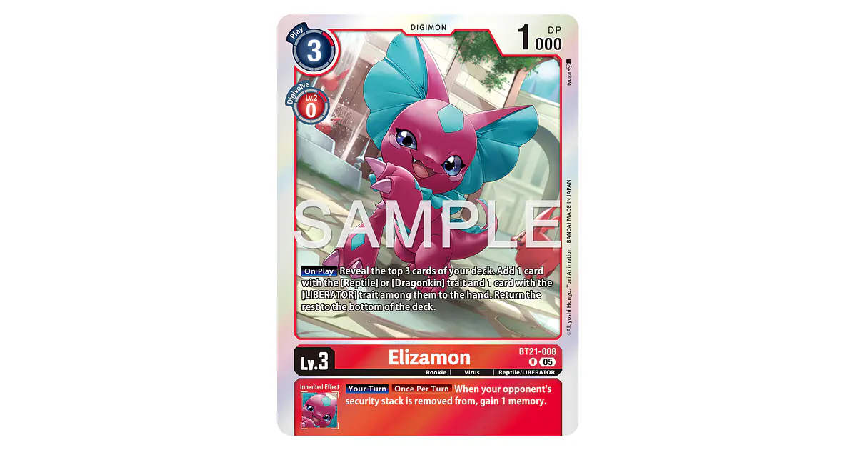 BT21-008 R Elizamon