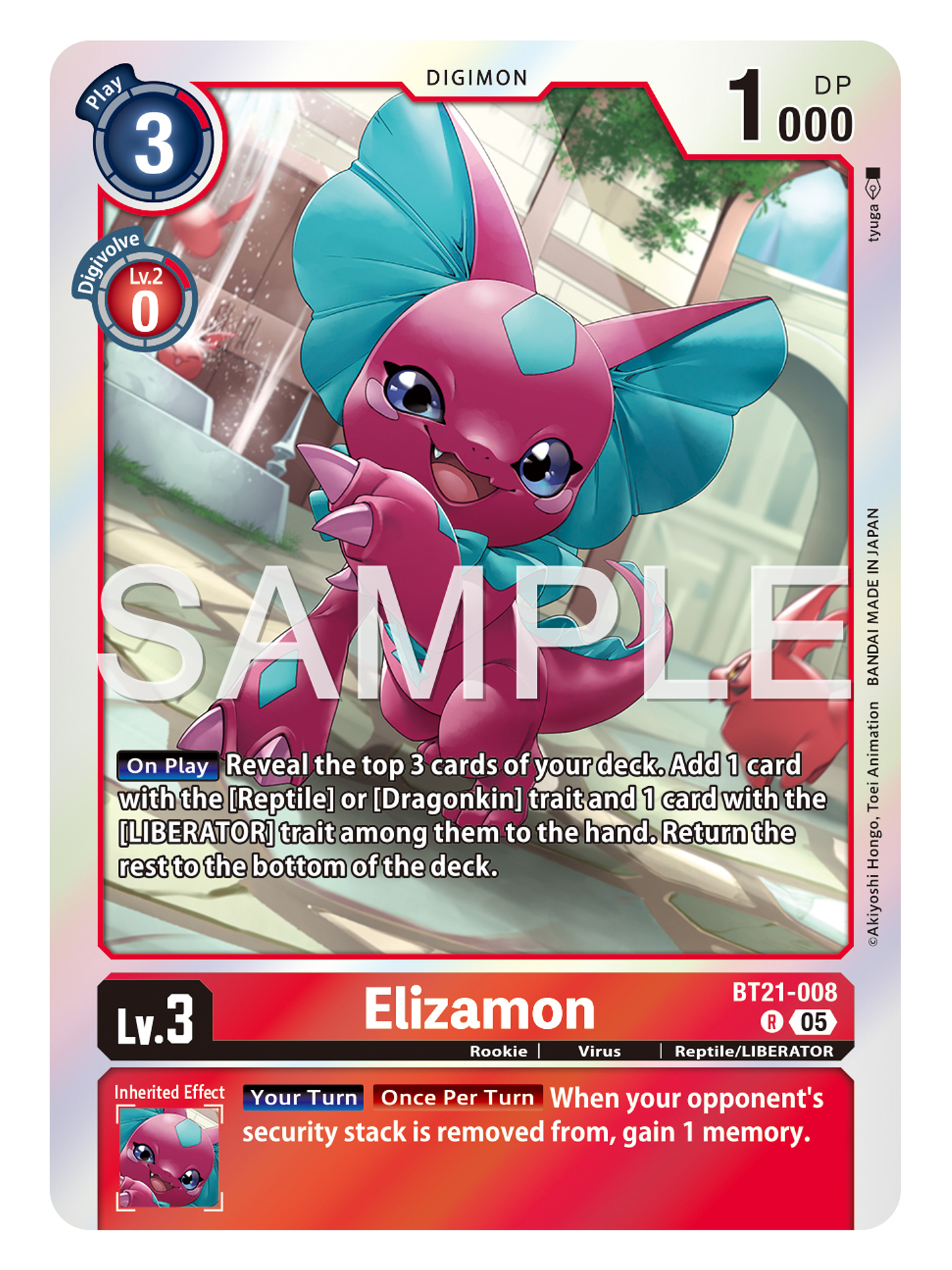 BT21-008 R Elizamon 1