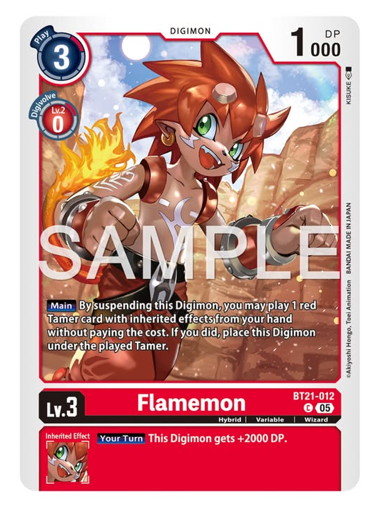 BT21-012 C Flamemon 1