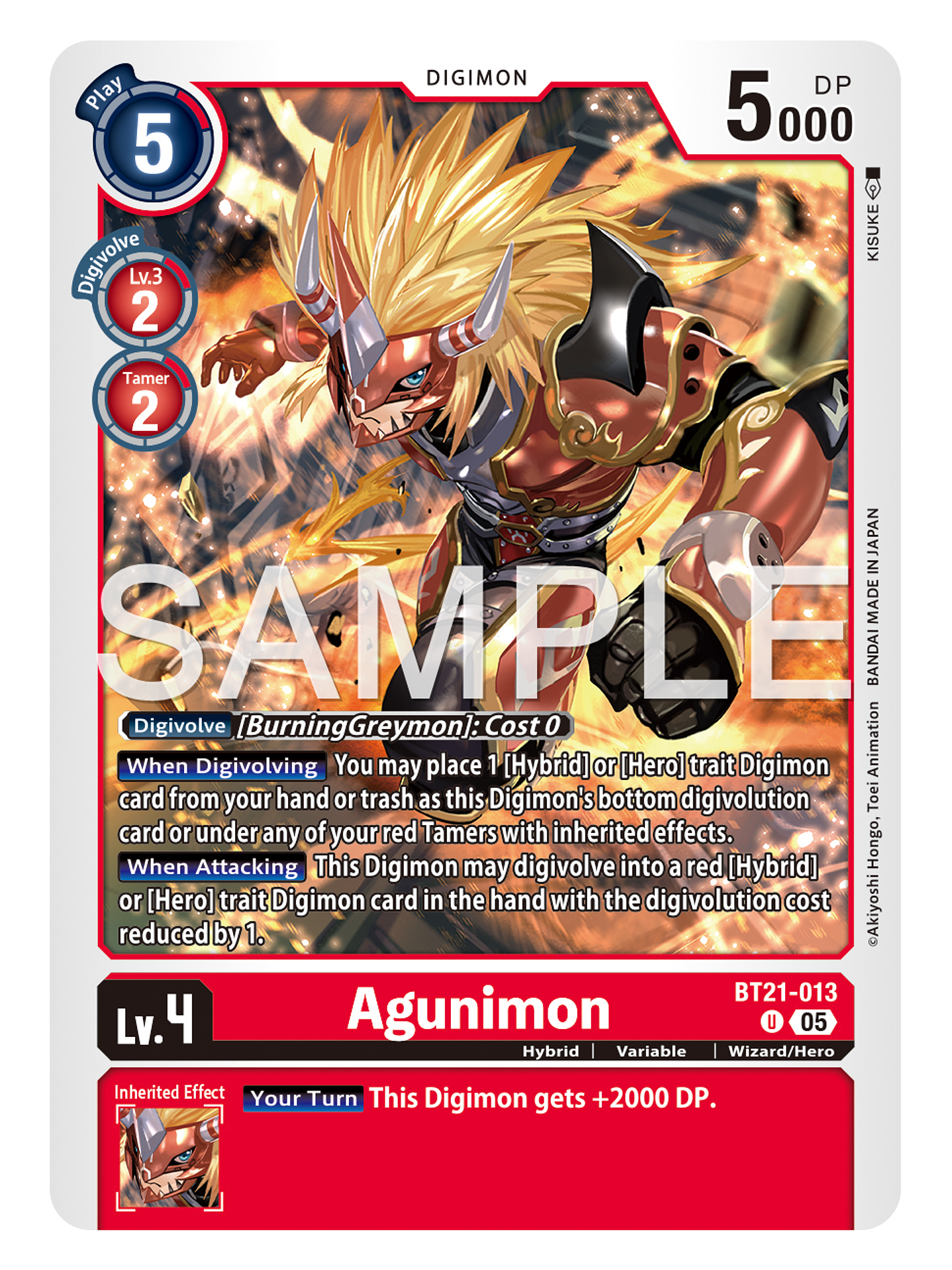 BT21-013 U Agunimon 1