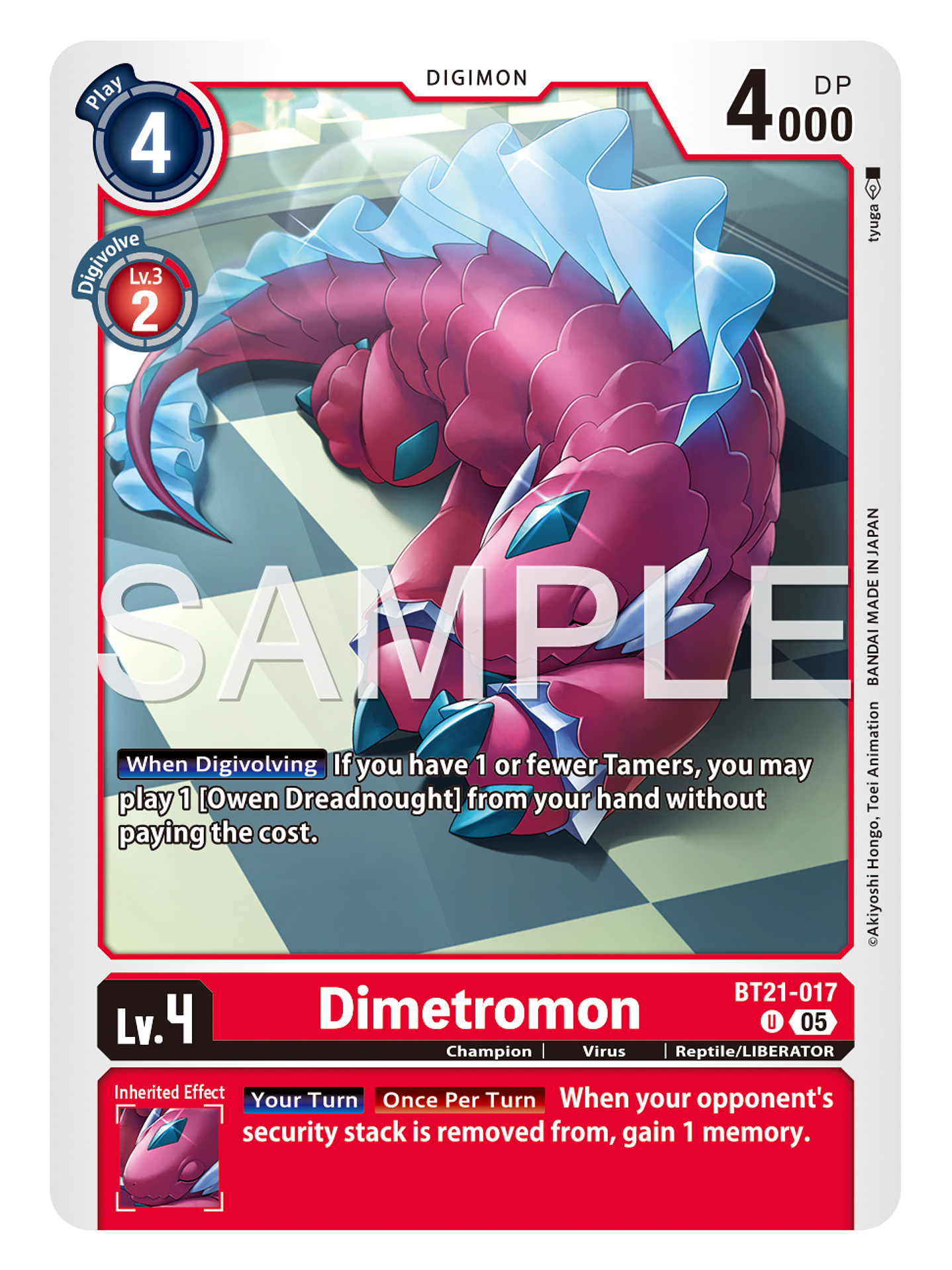 BT21-017 U Dimetromon 1