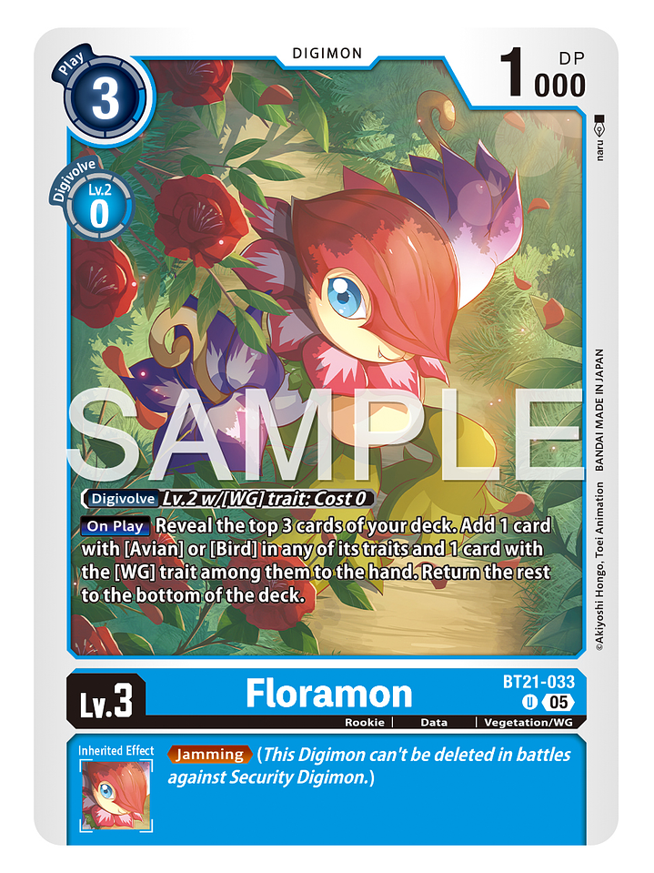 BT21-033 U Floramon 1