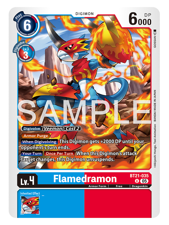 BT21-035 U Flamedramon 1