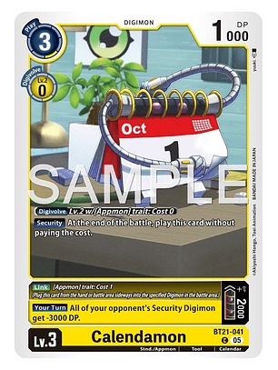 BT21-041 C Calendamon