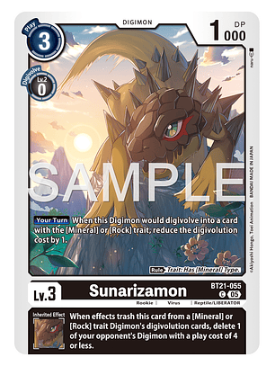 BT21-055 C Sunarizamon