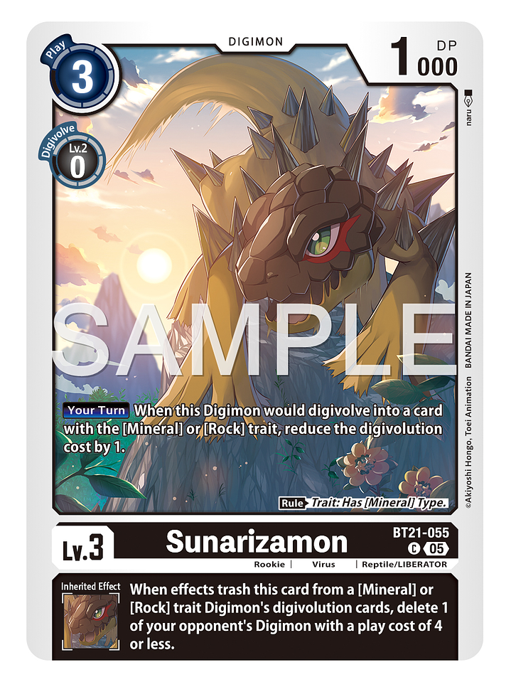 BT21-055 C Sunarizamon 1